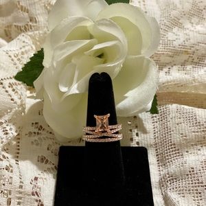 Not for sale Rose gold square stone Exquisite Ring